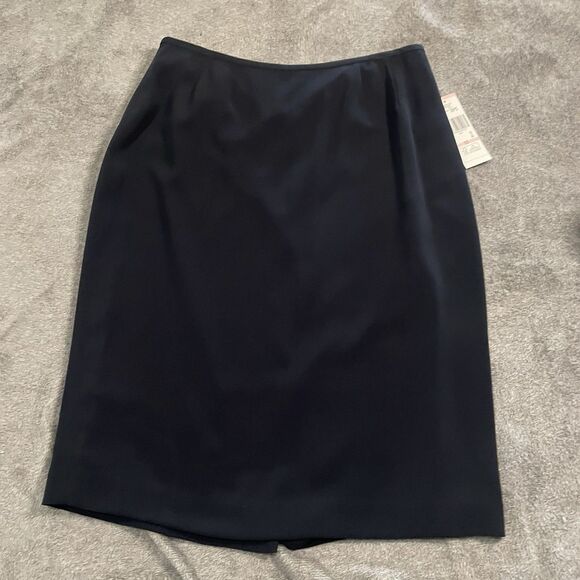 Kasper 3 Piece Suit Women’s Size 10 Black 3 Button Jacket Pants Skirt Lined NEW - Picture 9 of 15